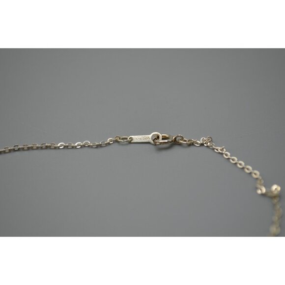 Sterling Silver Heart Pendant w Ruby Stone FM 83 Franklin Mint Filigree 925 - Picture 6 of 11